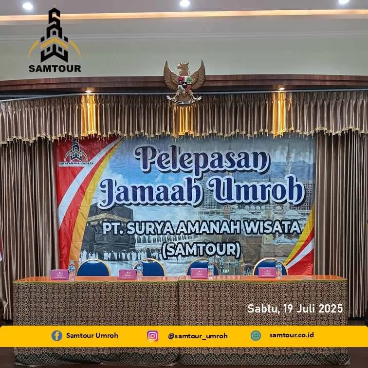 Pelepasan Jamaah Umroh Juli 2025 PT Surya Amanah Wisata